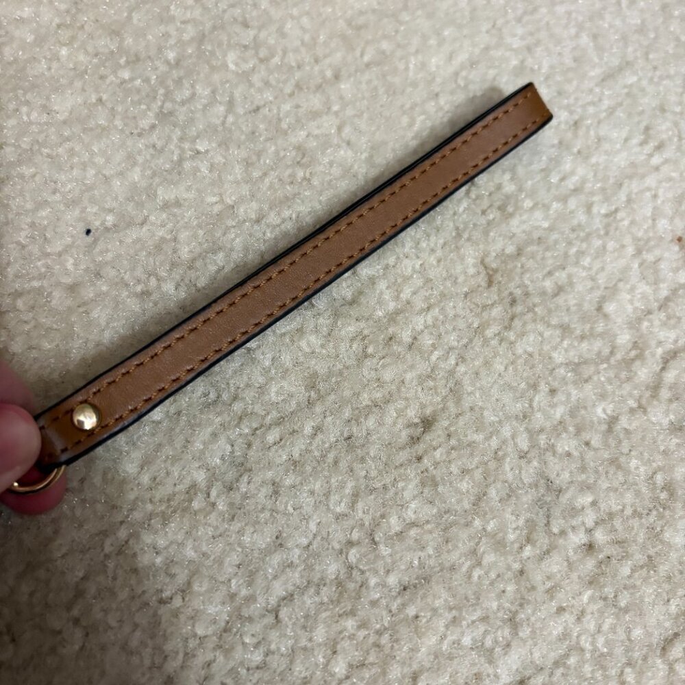 Michael Kors Jet Set Travel Large Wristlet Wallet – Brown MK Logo - Picture 6 of 16